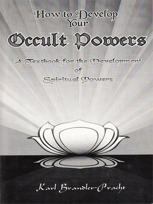 cover image of How to Develop Your Occult Powers